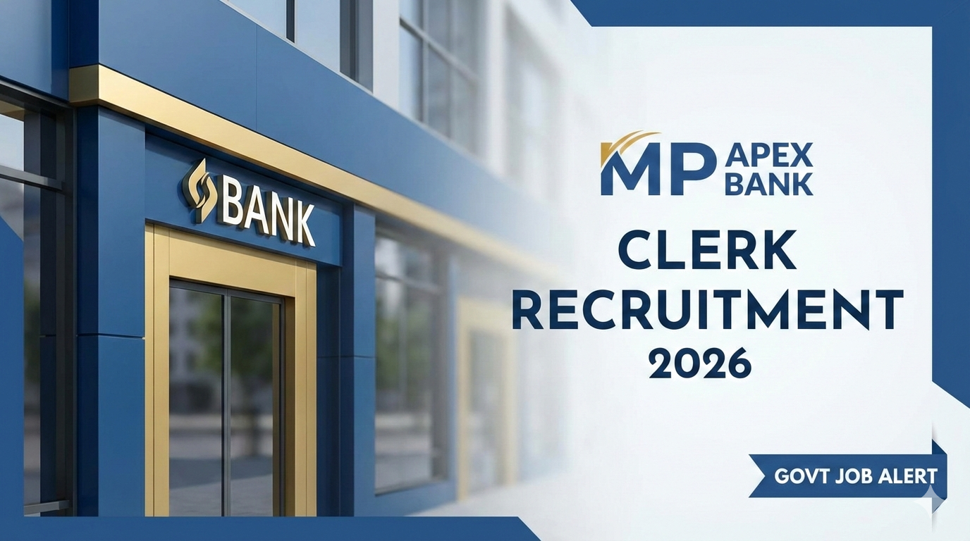 MP Apex Bank Clerk Recruitment 2026 
