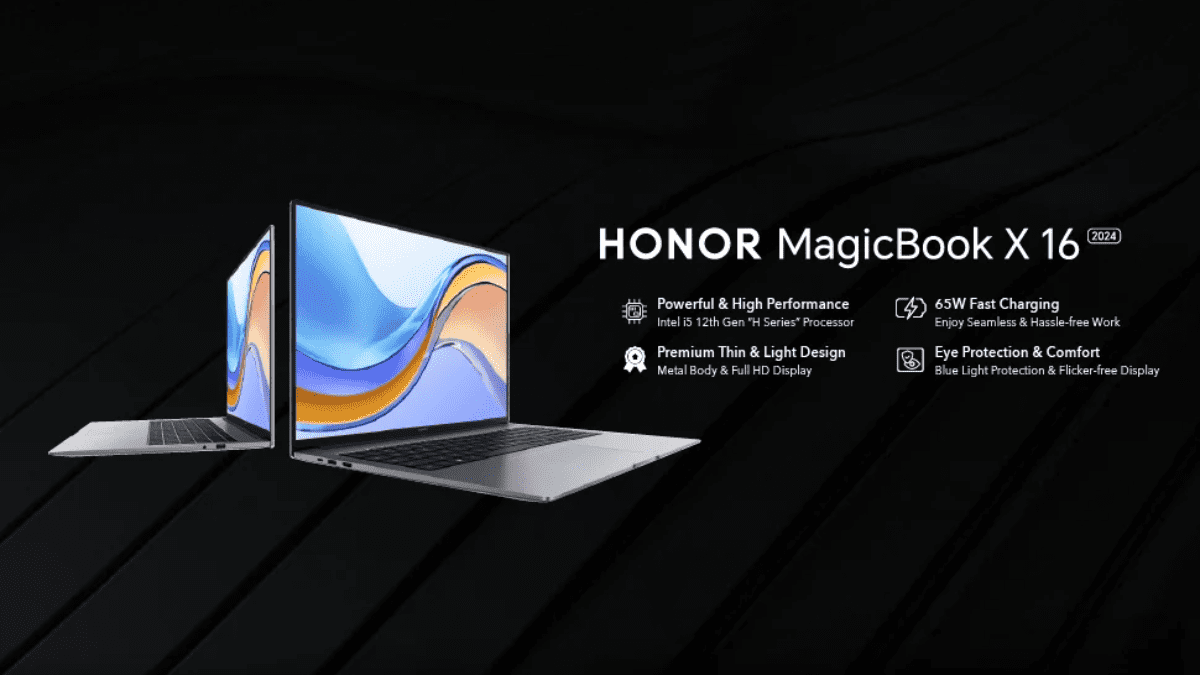 HONOR MagicBook X16 2024 लॉन्च! धांसू परफॉर्मेंस, कीमत कमाल! देखें!