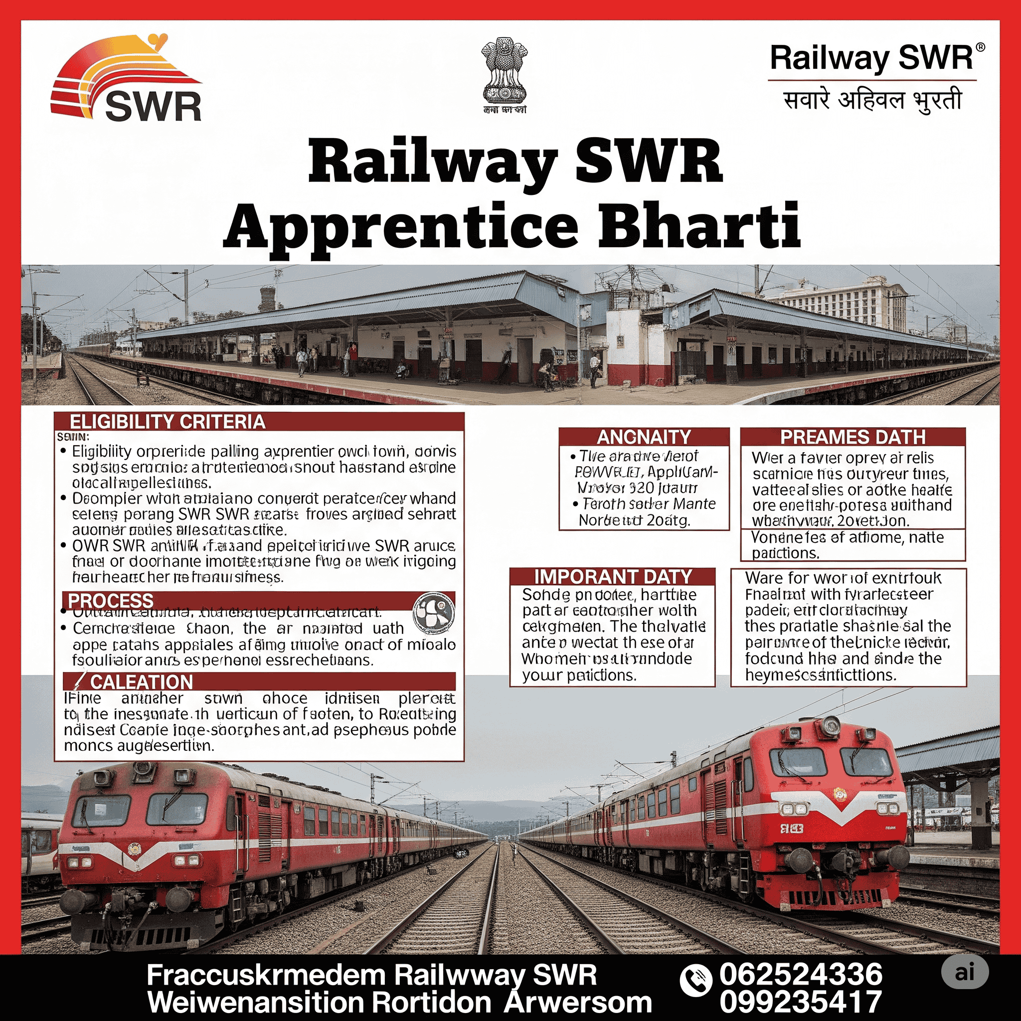 Railway SWR Apprentice Bharti 2025: तुरंत करें अप्लाई!