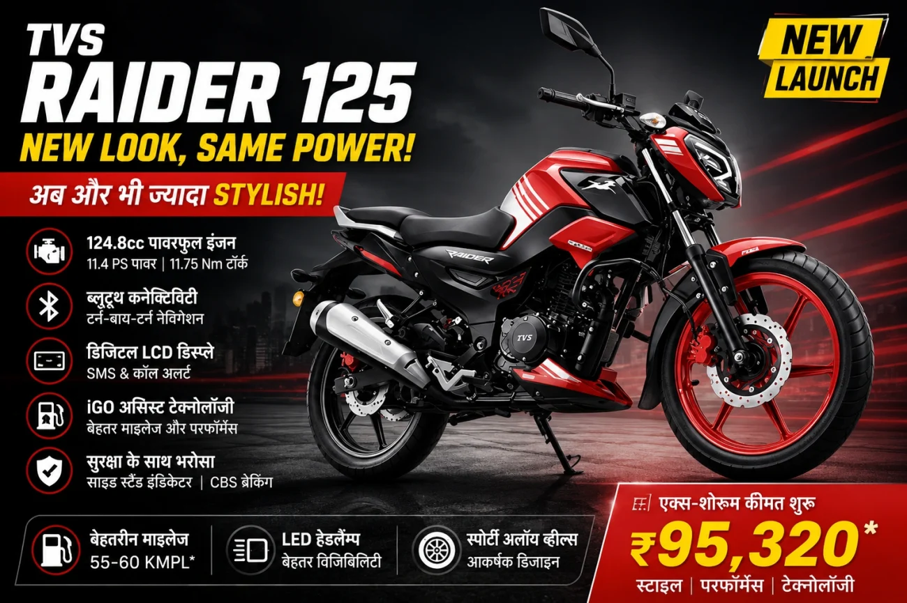 TVS Raider 125 Doctor Doom Edition with glossy black paint and Marvel-inspired graphics